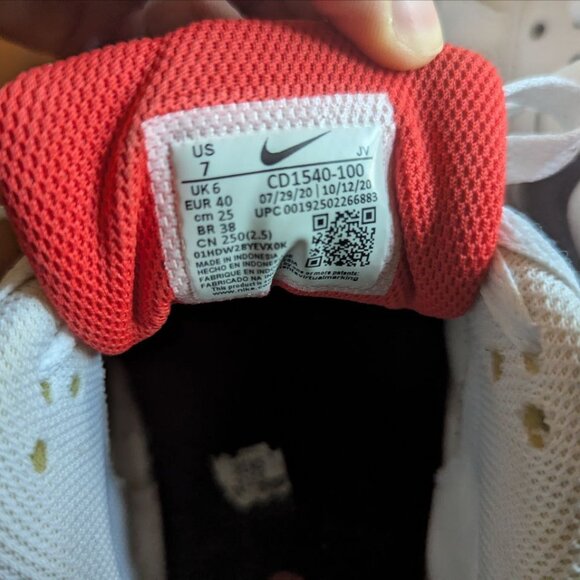 Nike Air Max White Habanero Red - Picture 2 of 13